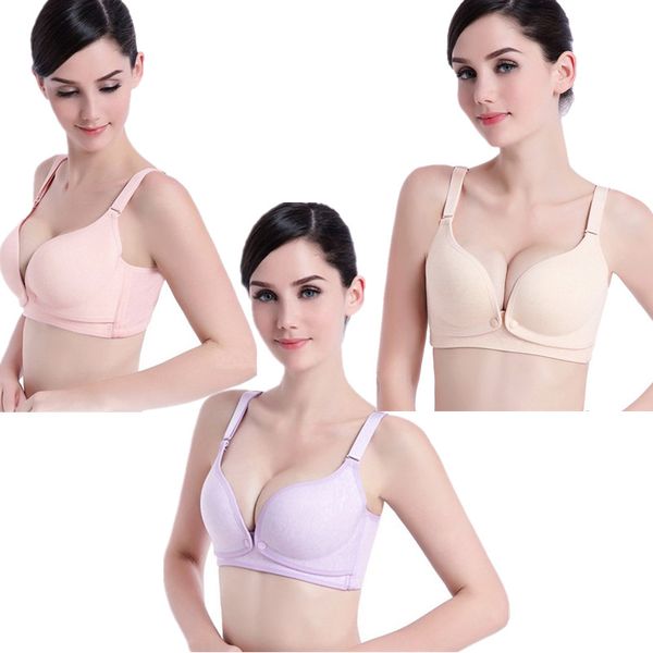 

breastfeeding bra for pregnancy moms maternity nursing bra for pregnant women lace underwear nursing bras intimates, White