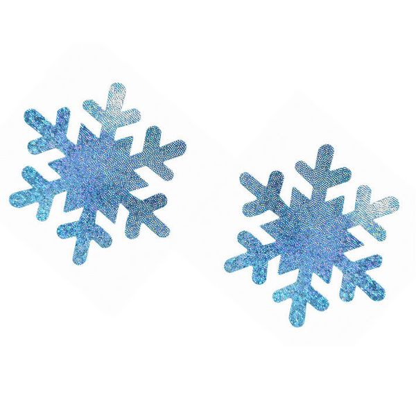 

new christmas disposable nipples symphony wave blue snow chest sticker safety environmental protection nipple covers sticker breast pad