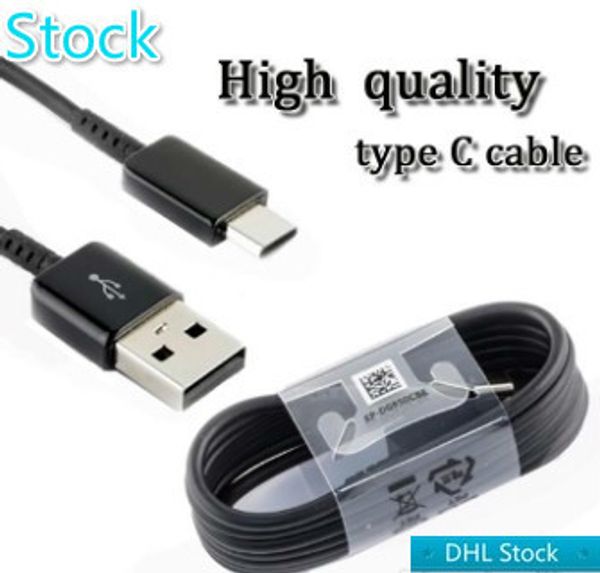 

dhl фондовой бесплатная доставка oem 1.2m 4ft типа usb кабель для передачи данных c быстрая зарядка шнур примечание 10 s10 плюс usb быстрое