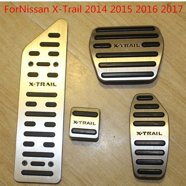 

high-quality stainless steel brake anti-slip pedal, accelerator anti-skid pedal, for x-trail xtrail 2014 2015 2016 2017