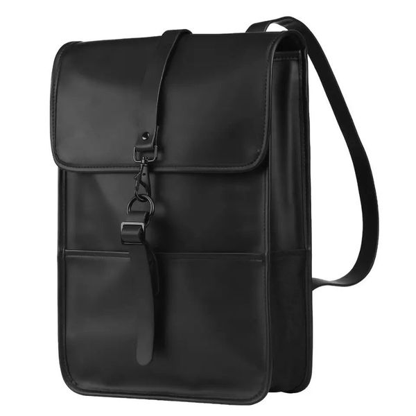 

waterproof pu leather backpack women multi pocket travel backpacks female