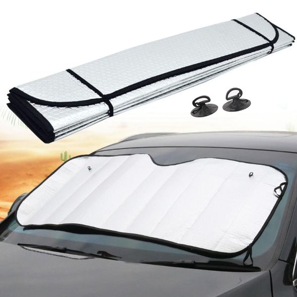 

car sunshade auto snow protective windscreen sun visor sheet windshield window retractable summer front rear sun shade curtain
