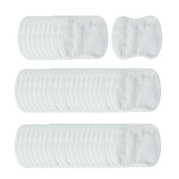 

50x disposable face mask pad 3 layer breathable mask replacement pad white