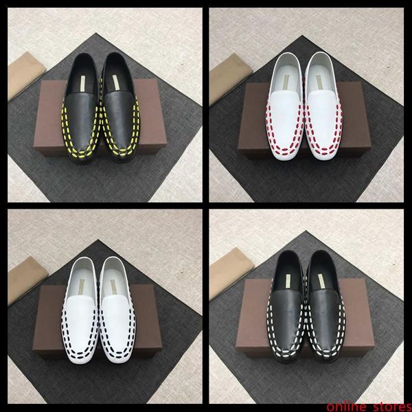 

brandr red bottom loafers luxury party wedding shoe designer black patent leather suede dress shoe for mens slip on flats madaob