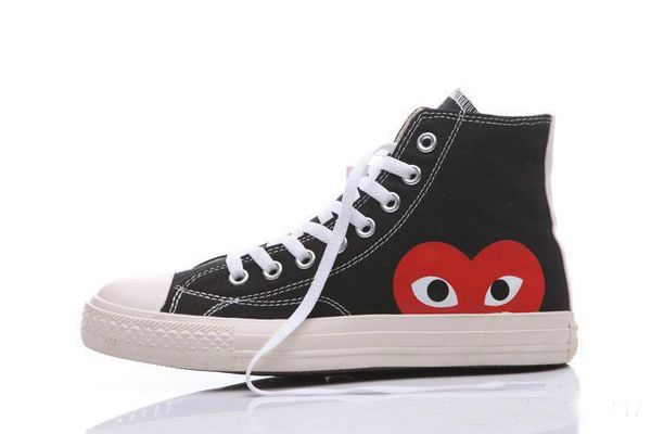 

2019 designer 1970s canvas skate shoes classic 1970 canvas zapatos jointly name cdg play big eyes skateboard casual sneakers des chaussures, White;red