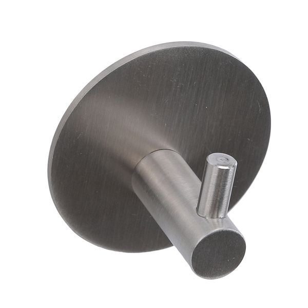 

punch hook viscose stainless steel slanted round hook bathroom kitchen wall holder for robe coat towel