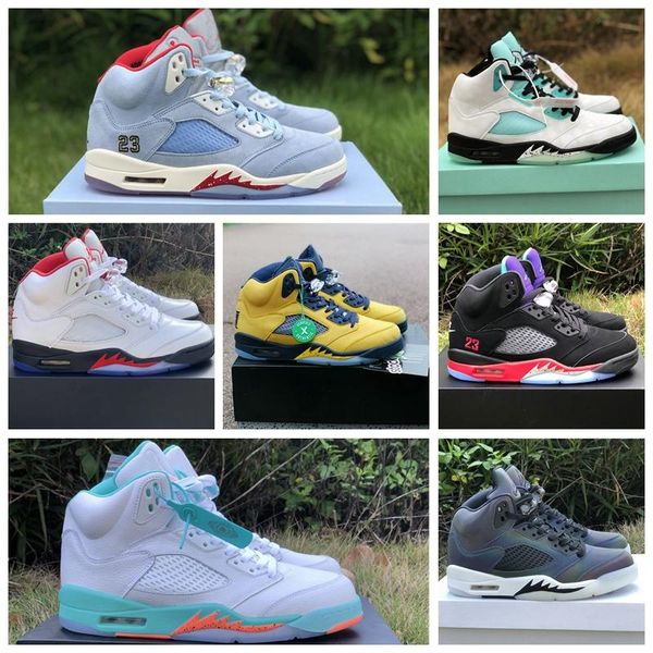 

2020 new men 5s basketball shoes 3 black 5 wmns oil grey 3m sports sneakers designer trainers with box