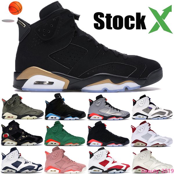 

mens 6 6s black infrared reflective jumpman basketball shoes alternate hare dmp trainers travis olive athletic desinger sports sneakers