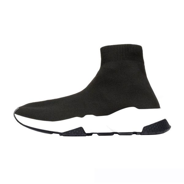 

lace-up luxury designer casual sock shoes lace up speed trainer brand red triple black brand fashion socks trainer sport sneakers 36-45 t05