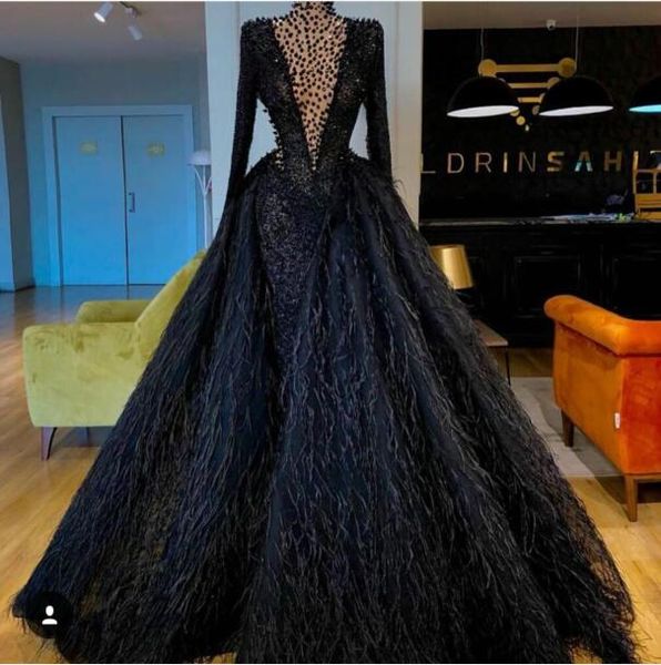 

evening dress youself aljasmi larourjoisie maxi dresses turtle neck sheath column floor length long sleeve zipper peplum rivet, Black;pink