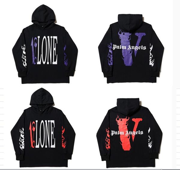 

2019 palm angel hoodie weat hirt men women jacket track uit hip hop treetwear harajuku winter brand coat hooded fa hion pullover, Black