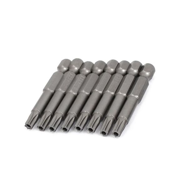 

10pcs 1/4inch hex shank t25 magnetic torx screwdriver bits