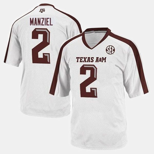

men's johnny manziel texas a&m aggies myles garrett ricky seals-jones kenny hill von miller customized college football jersey, Black