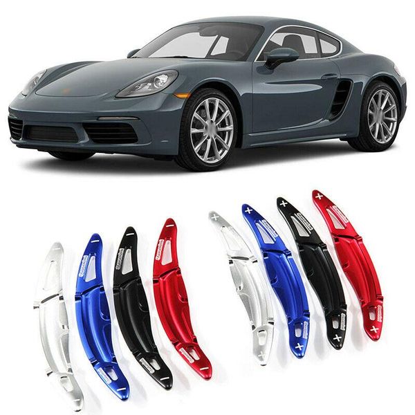 

car steering wheel dsg paddle extension shifters cover fit for porsche 718 16