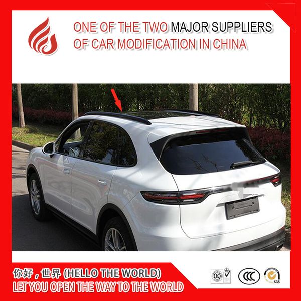 

aluminium alloy sticker install side rail bar roof rack for cayenne 2018