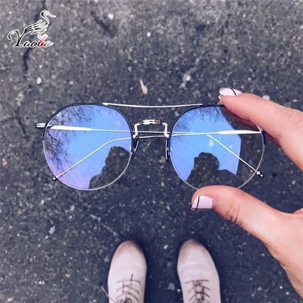 

yaobo крупногабаритные очистить очки близорукость очки прозрачный женщины мужчины cat eye clear объектив оптический очки lunette, Black