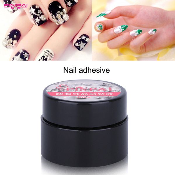 

nail art glue gel adhesive women rhinestone foil sticker tips glue diy nail art accessary qs888, Red;pink