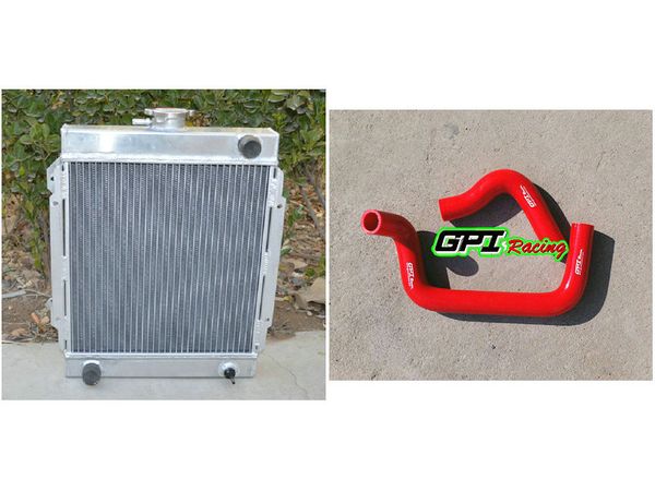 

3row alloy radiator +hose for datsun 1200 b110 a12/a12t 1.2l 1970-1976 75 74 73