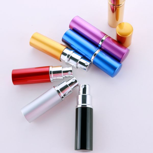 

spray perfume bottle travel refillable empty cosmetic container 10ml perfume bottle atomizer refillable glass bottles with funnel