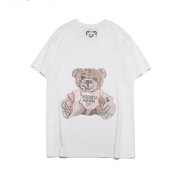 

mens designer t shirts 2019 women famous t-shirt with letters fashion short sleeve women tee mens designer clothing 2 colors s-2xl.t07, White