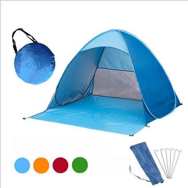 

automatic open tent family tourist fish camping anti-uv fully sun shade hiking camping family tents for 2-3 person