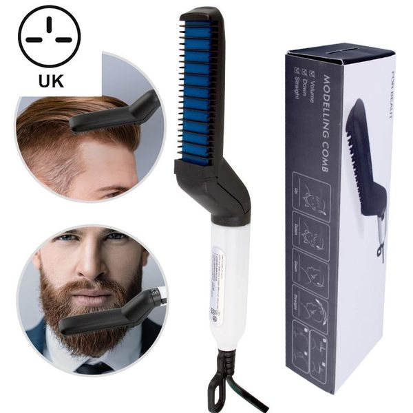 Multifunctional Men Male Hair Comb Quick Beard Straightener