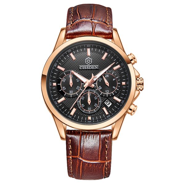 

мужские часы автоматические механические движения студентов мужского пола светящихся водонепроницаемый кварцевых часов 2019 новый прилив сил, Slivery;brown