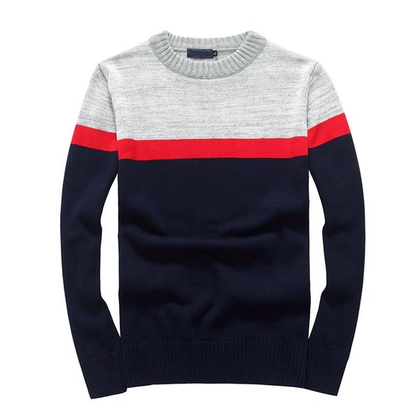 

new ralph brand lauren polo shirt new striped pullover designer autumn winter warm sweater wild long sleeve sweater, White;black