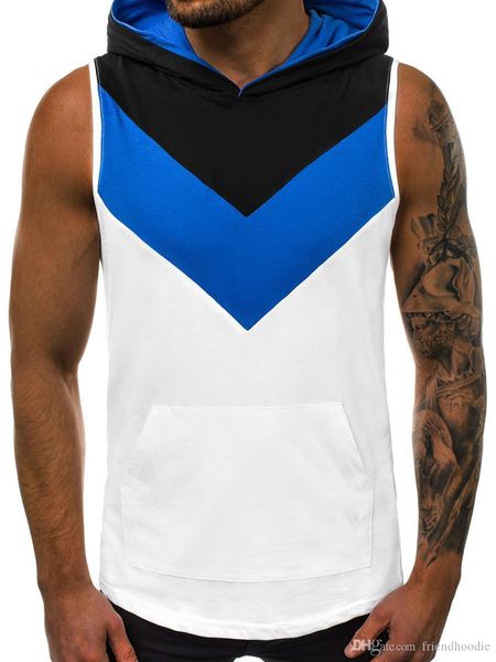 

mens sports vest быстрое высыхание дышащий полосатый танк топы лета бег мужские шорты одежда мужская, White;black