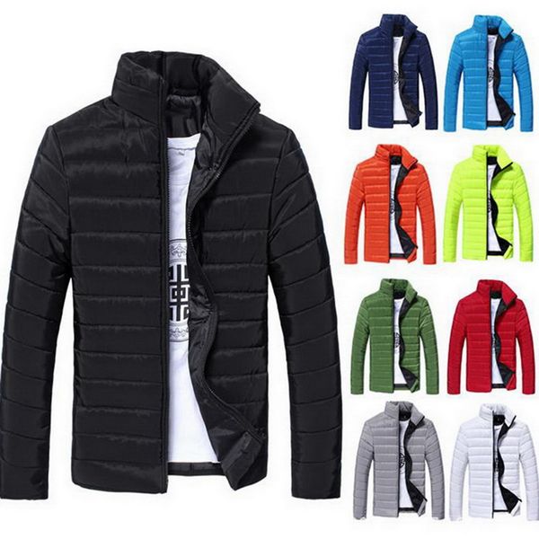 

1pc mens casual coats thick outwear jacket male clothing, Tan;black