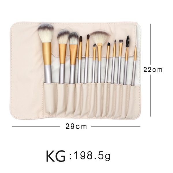 

12/18/24 pcs makeup brushes set female professional soft foundation eye shadow blush brush cosmetic make up tools
