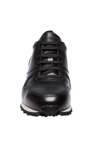 

pearl genuine leather black men casual shoes 120130001090