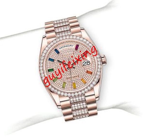 

3 стили мужские роскошные часы master 36 мм день-дата 128349 126334 royal oak diamond zifferblatt механизм с автоподзаводом президент брасле, Slivery;brown