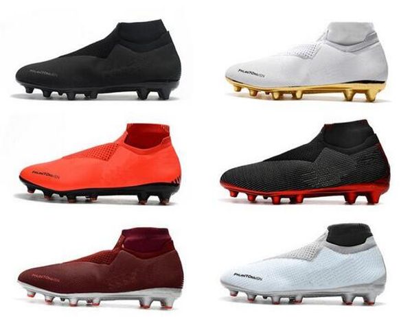 

mens soccer cleats phantom vsn elite df ag sock outdoor soccer shoes x ea sports phantom vision football boots scarpe calcio size 39-45