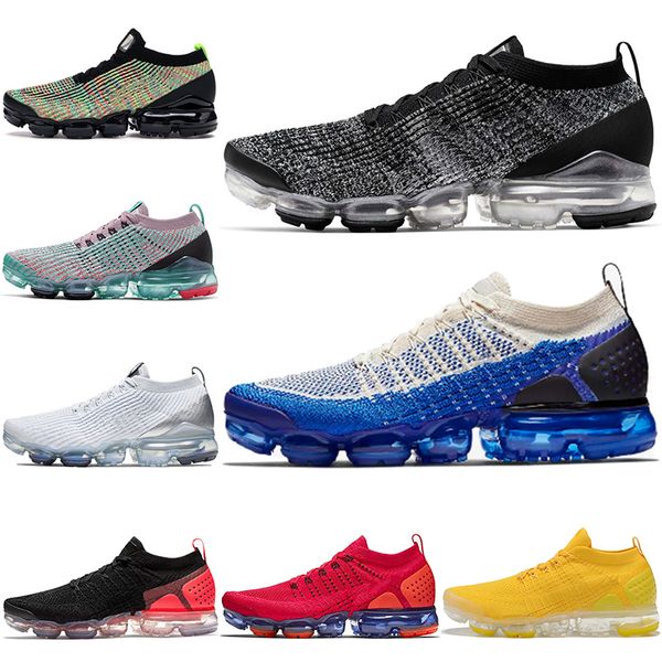 

classic running shoes 2020 new men women knit fly 3.0 oreo race blue bright yellow trainer red orbit sport sneakers designer 36-45