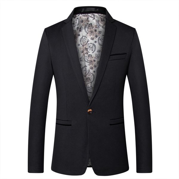 

men's suit jacket plus size multicolor wedding dress groom groomsmen hosted blazer 2019 autumn and winter new, White;black