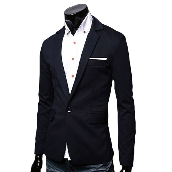 

2015 new arrivals blazer men blazer masculino man fashion slim 5 colors size m-2xl, White;black