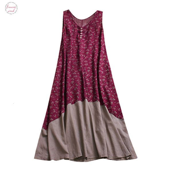 

плюс vintage размер женщин платье хлопка и льна лоскутная сыпучие boho платье партии summer style robe femme vestidos дизайнер одежды, Black;gray