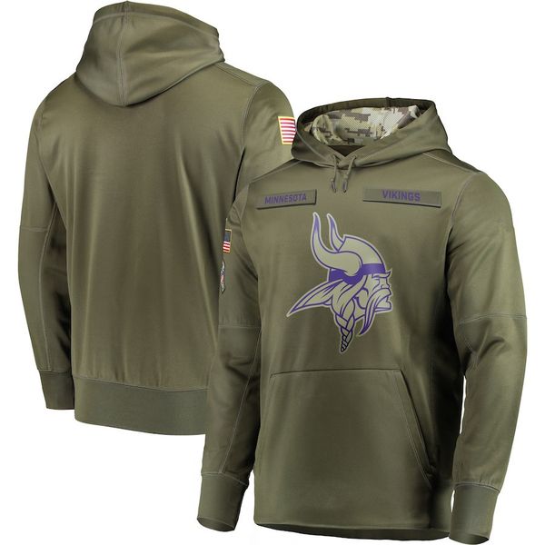 

Minne ota american football weat hirt viking alute to ervice ideline therma performance pullover hoodie olive