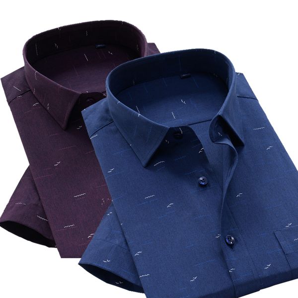 

2020 summer mens short sleeve casual shirt, White;black