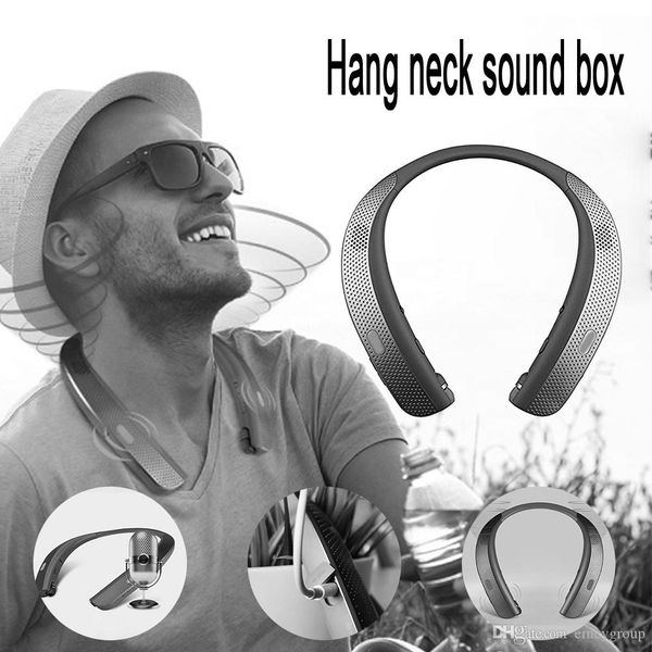 

hbs-w120 bluetooth headphones retractable earbuds neckband wireless headset sport earphones with mic noise headphones hbs w120