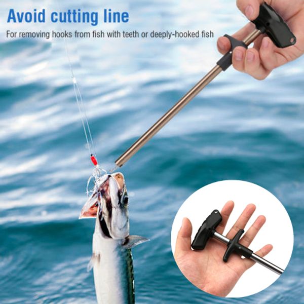 

easy fish hook remover fishing tool minimizing injuries tools tackle squeeze new