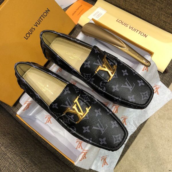 

2019 mens shoes genuine leather black shoes casual slip on loafers men luxury brands moccasin driving shoes flat male big size 46