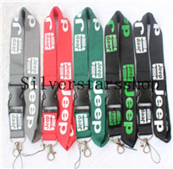 

wholesale 100pcs car automobile jeep phone neck straps lanyard for mp3/4 cell phone key chain team neck lanyard id holder lots, Slivery;golden