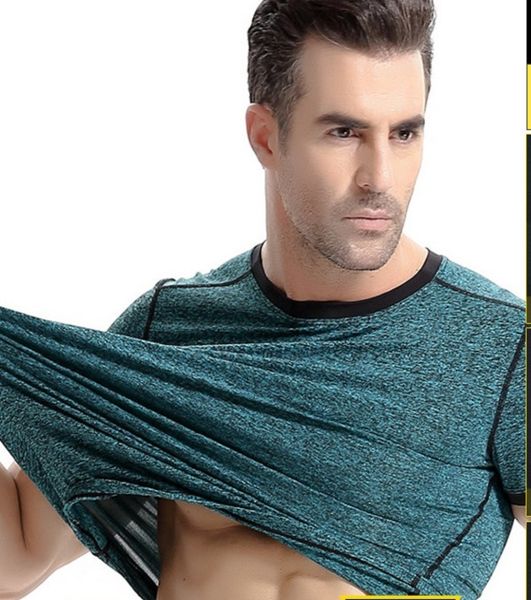 

mens summer gyms casual t shirt crossfit fitness bodybuilding mu male short sleeve t-shirts cotton clothing d g, Black;blue