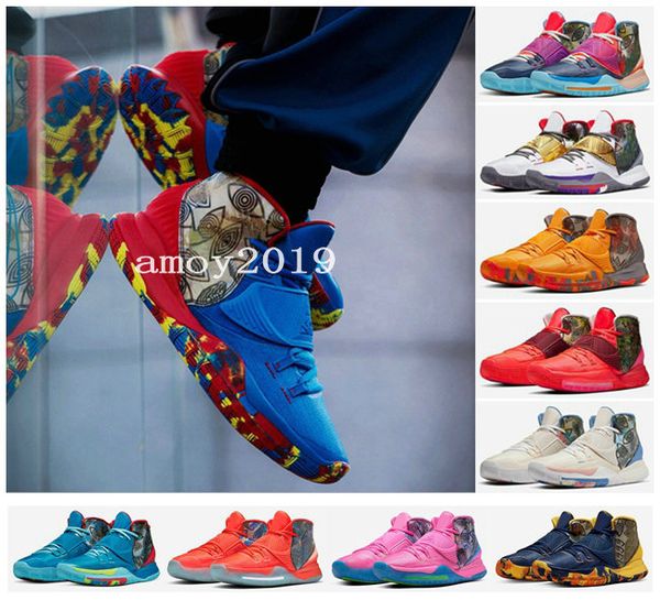 

2020 kyrie mens pre-heat shanghai beijing jet black basketball shoes 6 designer irving 6s nyc miami houston heal the world sports sneakers