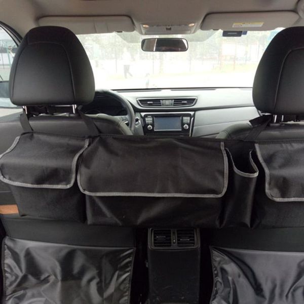 

car trunk organizer backseat storage bag high capacity multi-use oxford cloth car seat back organizers interior accessories hot