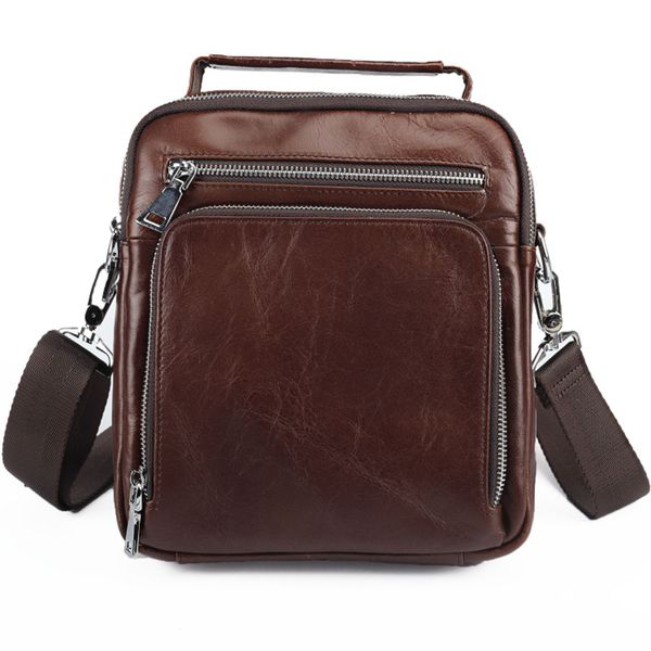 

vintage casual cowhide shoulder bags men genuine cow leather cross body bags multifunction organizer bag handbag sling bag gift