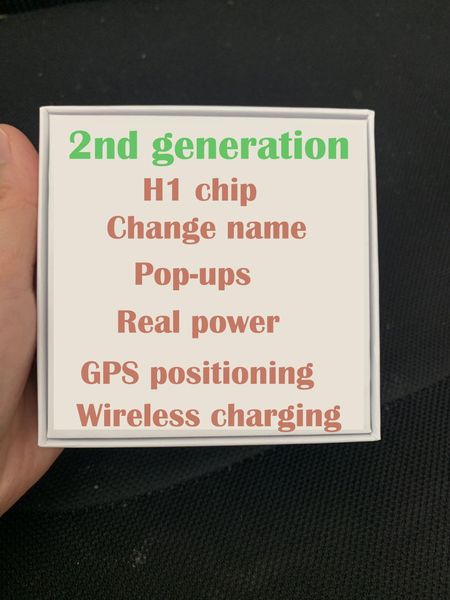 

Н1 наушники GPS-чип переименовать воздуха Ар2 Ар3 про всплывающее окно Bluetooth наушники автоматический кожура беспроводная зарядка чехол наушники супер качество