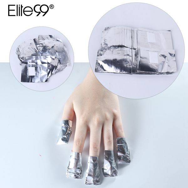 

elite99 100pieces removal tool aluminium foil remover wraps acetone nail art soak off acrylic gel nail polish removal manicure
